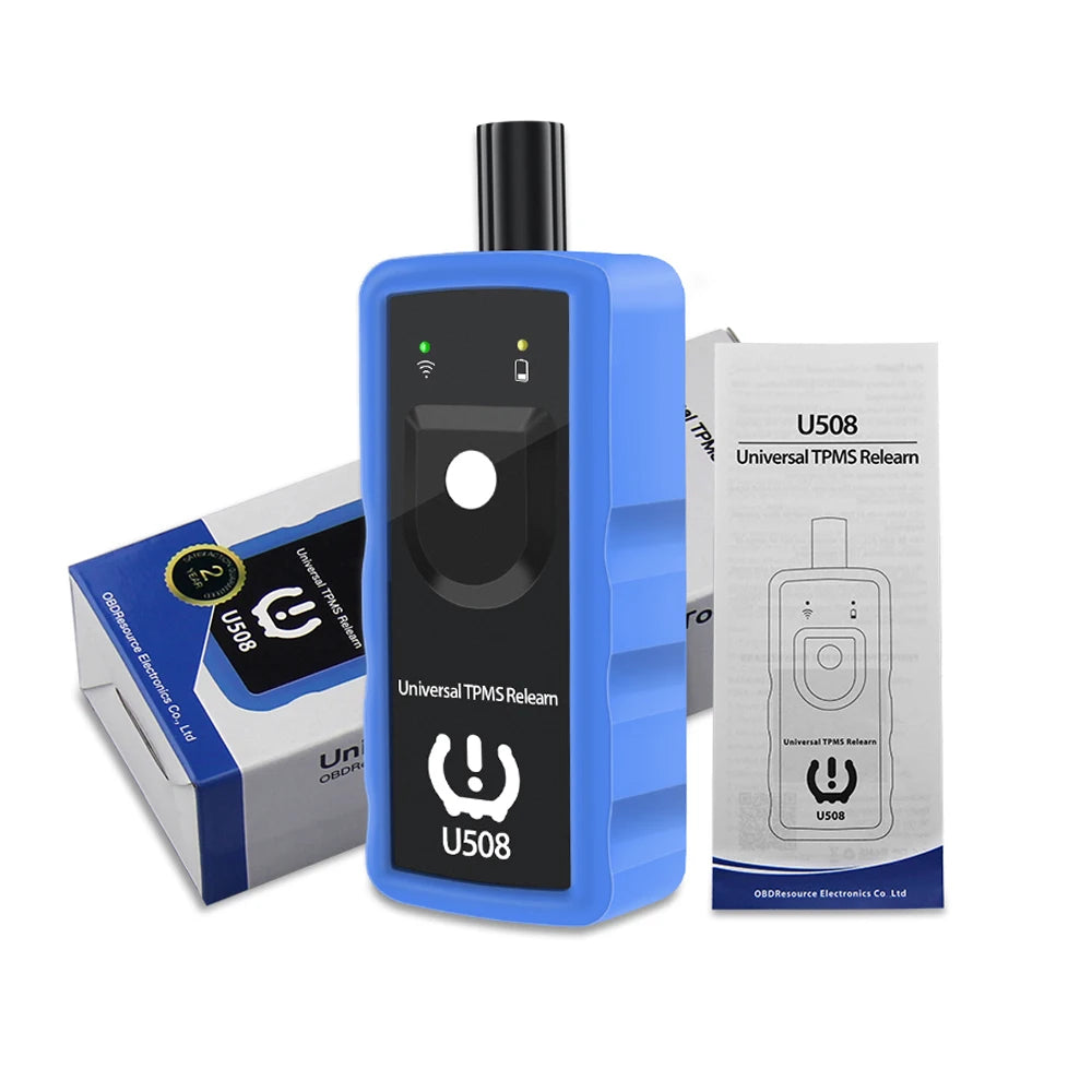 Car Tire Pressure Monitor Sensor System Relearn Tool 315MHz or 433MHz Universal U508 A close-up view
