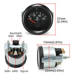 12V 24V 52mm Car Voltmeter Gauge Set | Water Temp Oil Temp Oil Pressure alternate view