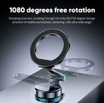 Magnetic Car Phone Holder | 1080° Rotatable Foldable Dashboard Mount close-up view