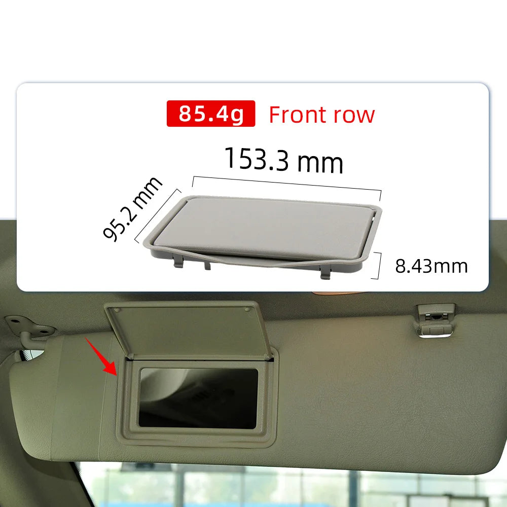 For Mercedes Benz C Class W202 1993-2000 E Class W210 1995-2002 Car Interior Sun Shade Visor Makeup Cosmetic Mirror Cover