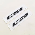 2pcs ABS Logo AMG Emblem Sticker Car Fender Side Badge for Mercedes A45 C63 W204 W205 alternate view