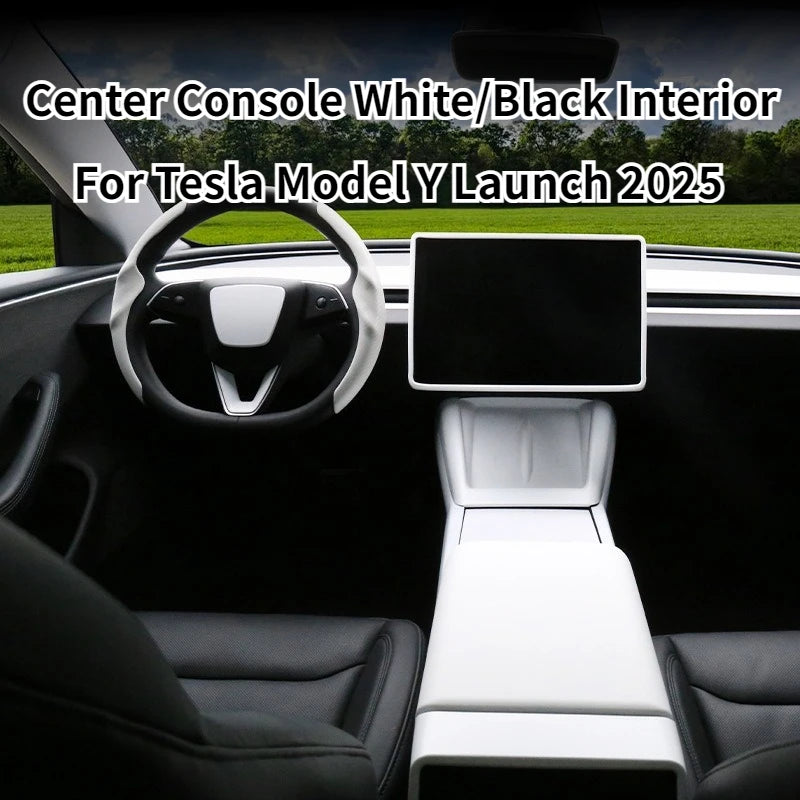 For Tesla Model Y Juniper 2025 Center Console Organizer Set | Interior Storage Accessories