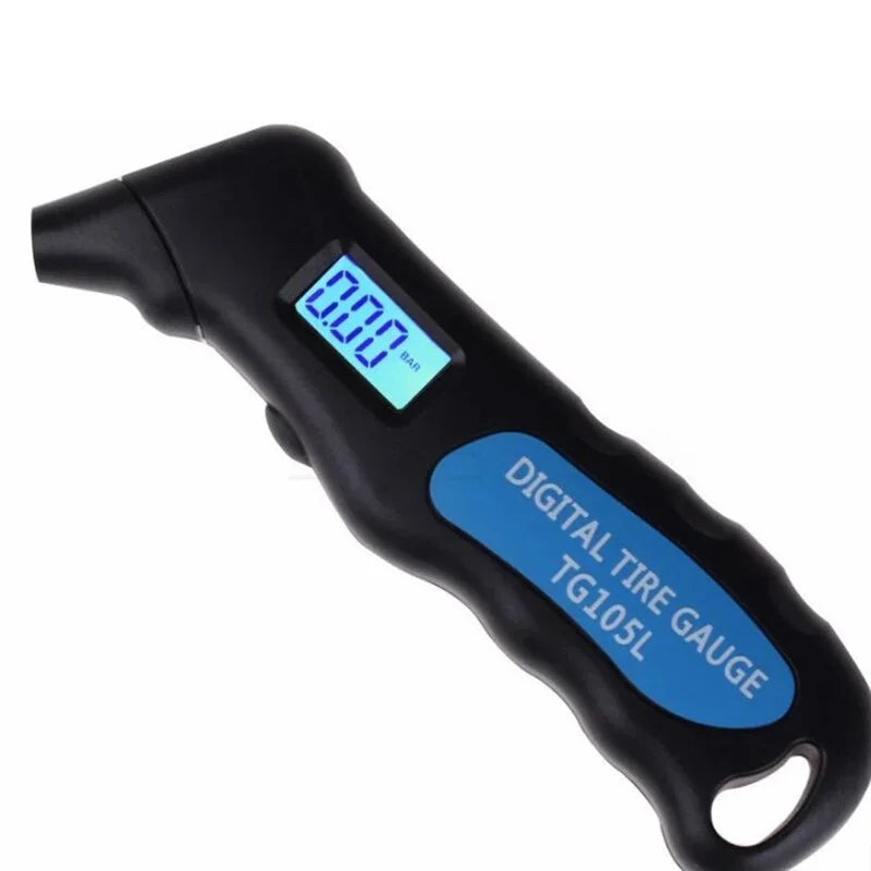 Digital Tire Pressure Gauge | LCD Display for Car Truck Motorcycle Bike lifestyle view
