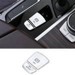 Car Engine Stop Start Central Handbrake P Auto H Button Decorative Cover Trim For BMW 5 Series G30 X3 G01 X4 G02 GT6 Accessories
