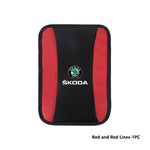 For Skoda Car Armrest Mat Center Console Arm Rest Protection Cushion Kamiq Karoq Octavia 2 3 Rapid Scala Kami Fabia VII VRS