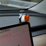 New 1 Piece Window Edge Car Interior Decoration Center Console Accessories 6CM Kawaii Penguin Doll D