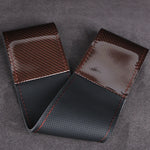 2025 Carbon Fiber Steering Wheel Cover 38cm Universal detail view