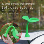 Car Roof Ornament Bean Sprout Seedling Flower Bud Decoration