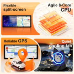 12.3 Inch Ultra-Thin Screen CarPlay Android Car Radio for Honda Accord 7 2004-2007 | G close-up view