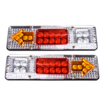 All in One LED Tail Lamp with 19 Bulbs | 12V 24V Rear Light for Trucks Buses and RV additional angle
