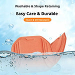 Latex Car Seat Cushion Cover, Breathable Fiber, Non-Slip Car Seat Protector, Suitable close-up view