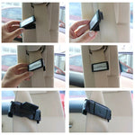 2/4Pcs Car Interior Accessories Adjustable Car Safety Seat Belts Holder Stopper Buckle Clamp Portable Vehicle Safety Belt Clip