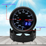 52mm 7 Color LED Car Gauge Set | Dual Display Boost Water Temp Oil Pressure Voltmeter lifestyle view