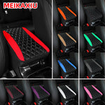 PU leather multi-color three-dimensional embroidered car armrest cushion, center console cushion, car decoration items