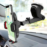 Universal Car Phone Holder Mount | 360 Degree Rotating Retractable Arm Stand
