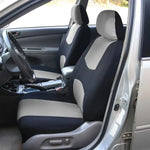 Universal Car Seat Cover Set 9 Pcs Polyester Knit Fabric Four Seasons close-up view