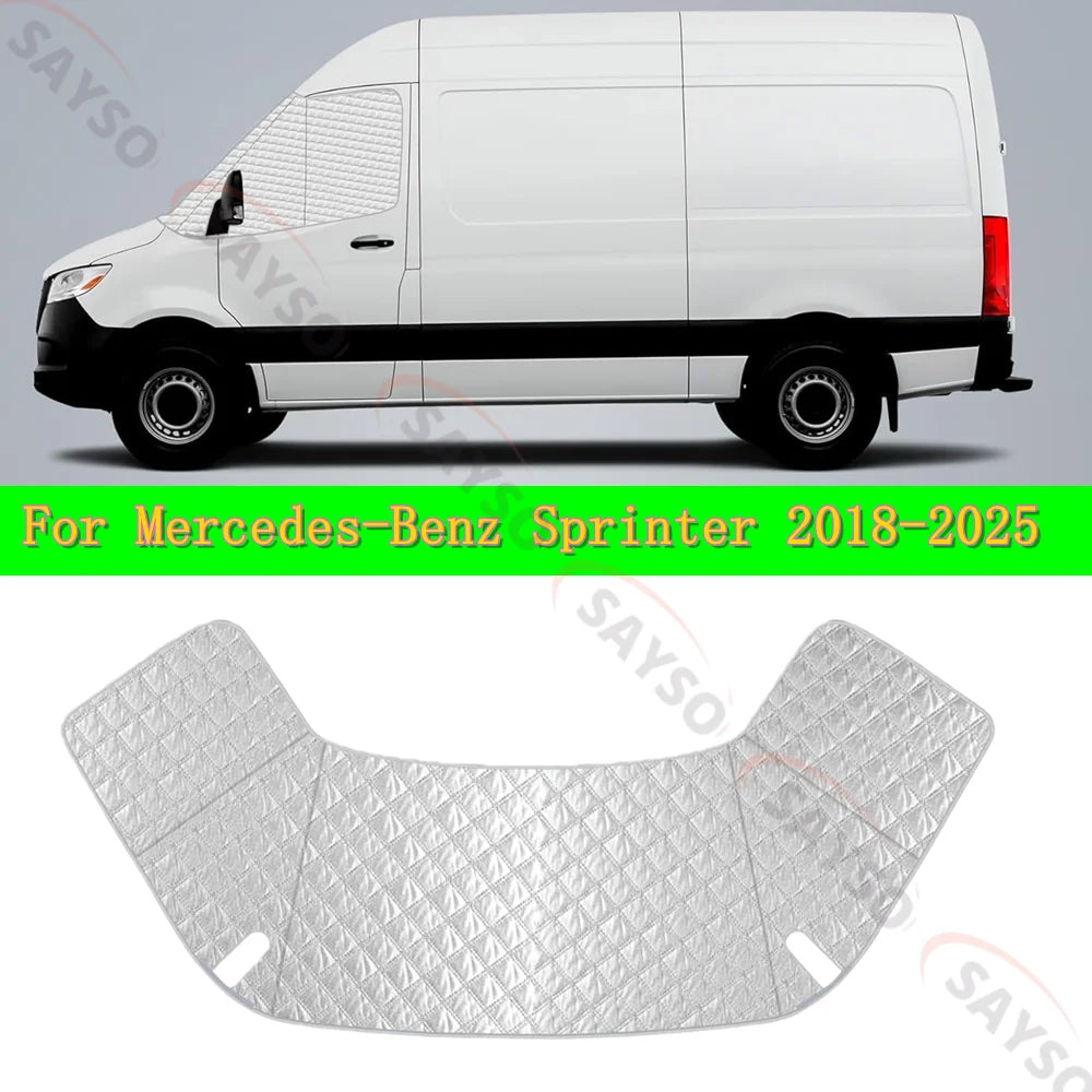 Windshield Cover for Mercedes-Benz Sprinter 2006-2018 / 2018-2025 VW Crafter | 600D O alternate view