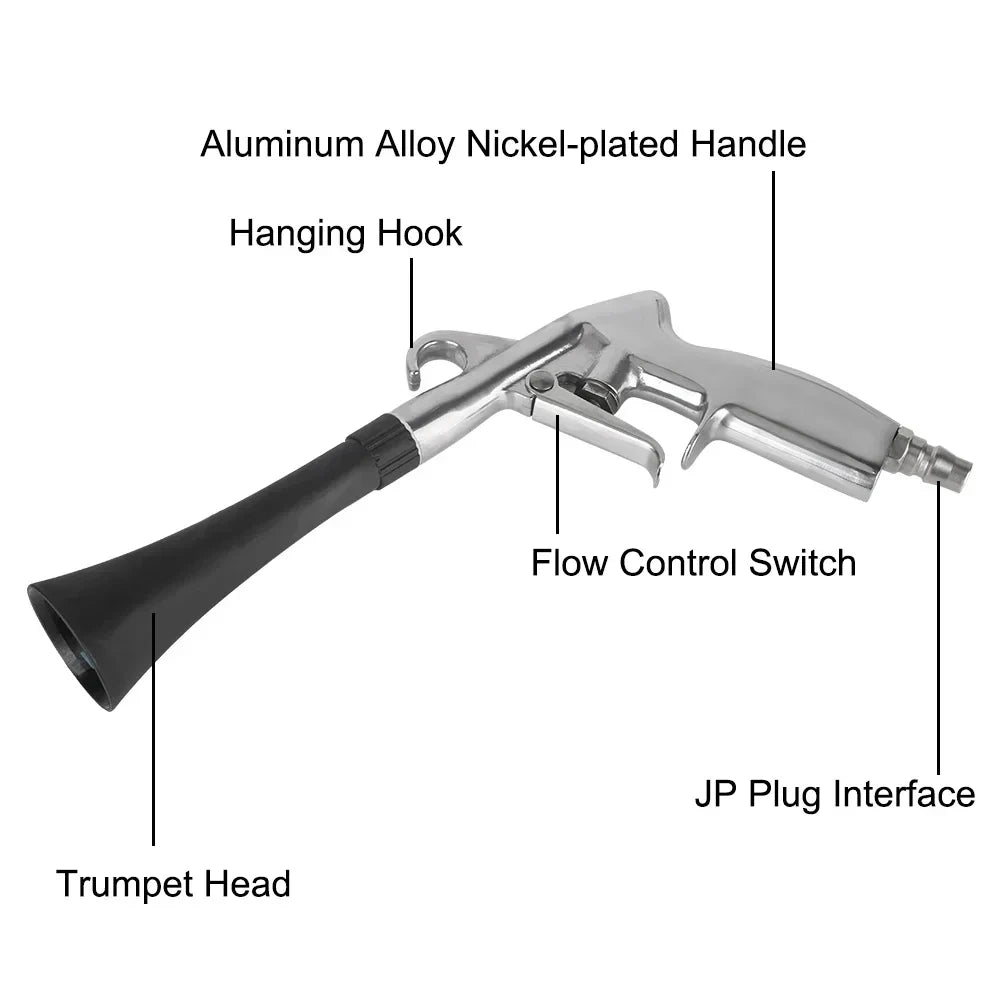 Dry Cleaning High Pressure Car Wash Gun | 0.4-10 Mpa Tornador Air Blow Tool