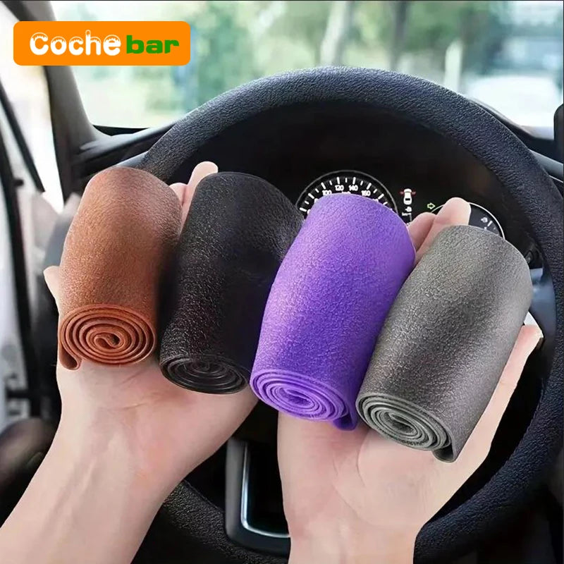 Silicone Steering Wheel Cover Ultra-thin Anti-slip Universal 15 in