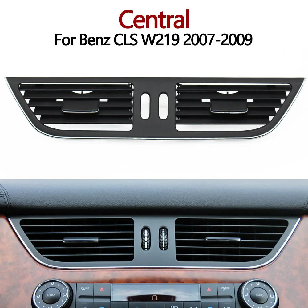 Car Front Dash Air Conditioner AC Vent Grille Outlet Cover Panel For Mercedes Benz CLS W219 CLS55 CLS63 CLS350 CLS500 2007-2009