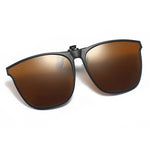 Polarized Clip On Sunglasses Men Car Driver Goggles UV400 Sun Glasses Anti Glare Vi additional angle