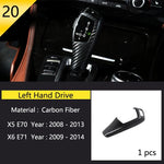 Car Styling For BMW X5 X6 E70 E71 Console Gearshift Frame Decorative Trim Strips Stainle detail view