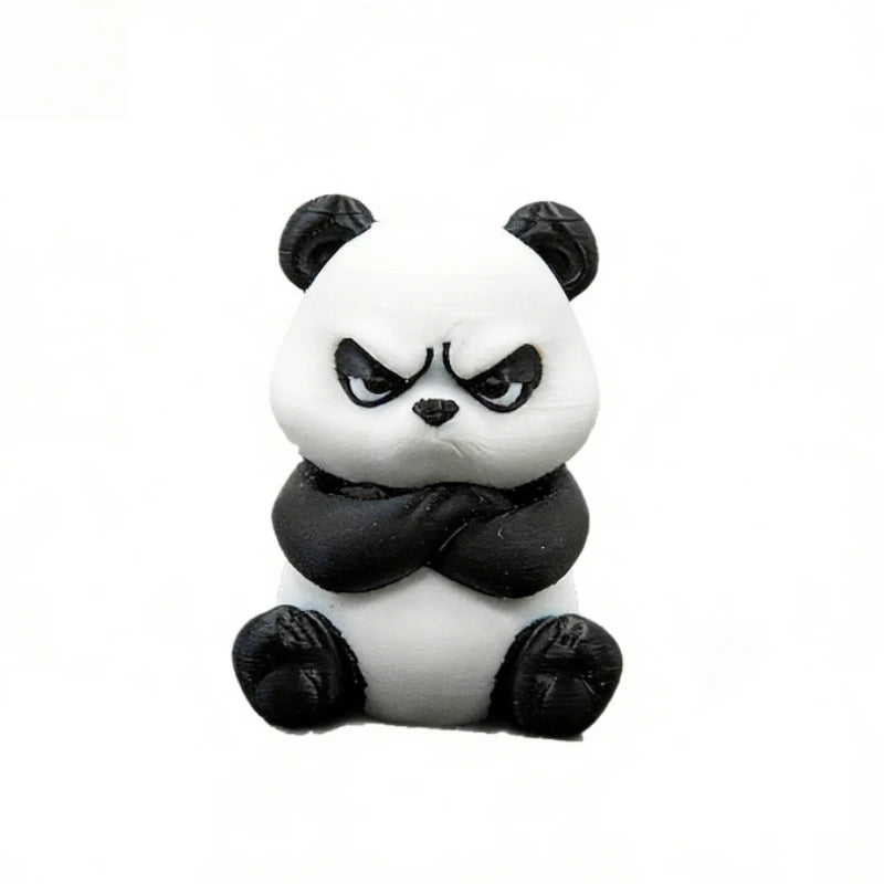 3D Printed Grumpy Panda Car Dashboard Ornament additional angle