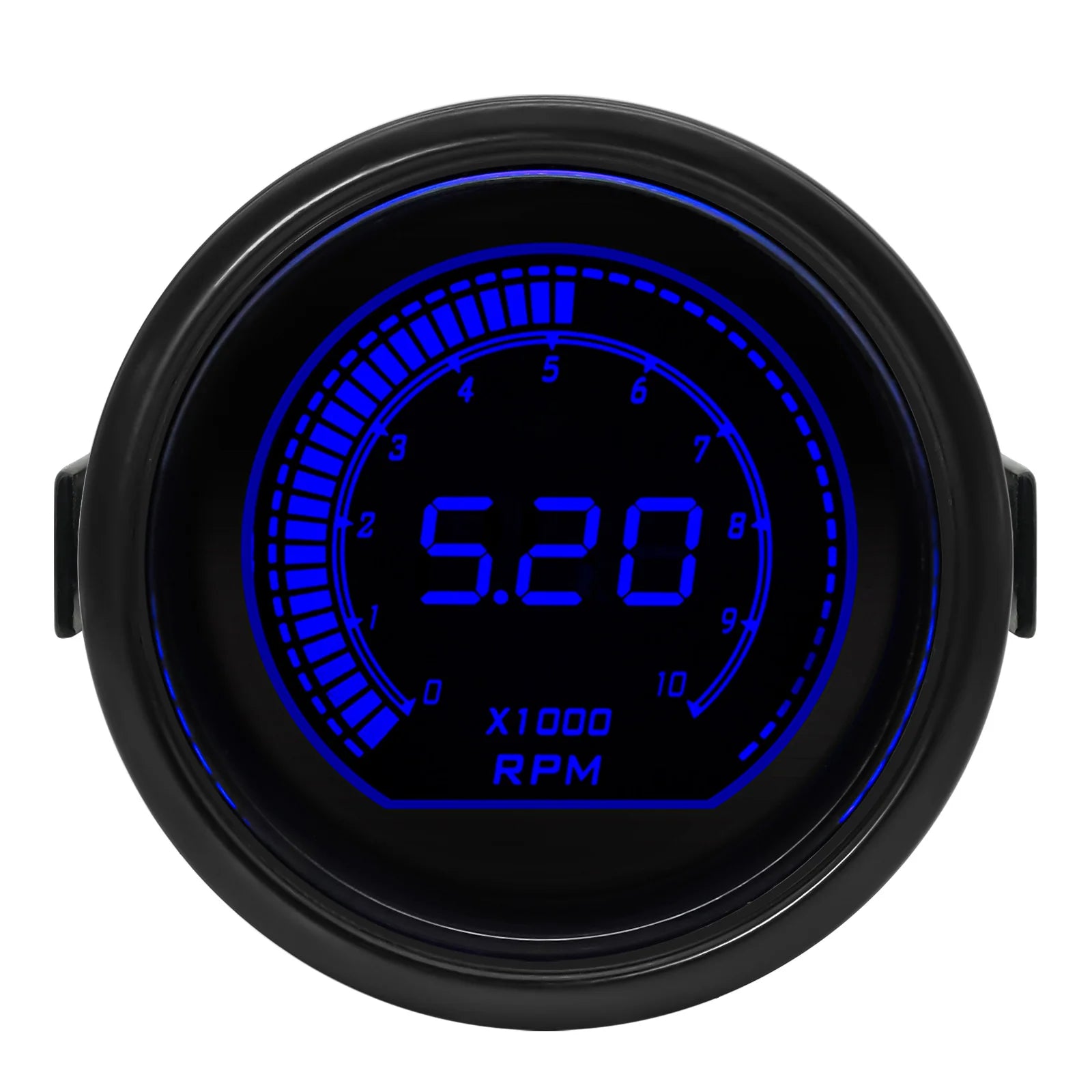 52MM Red Blue Dual LED Water Temp Oil Temp Air Fuel Ratio Oil Press Vacuum Tachometer Boost Gauge Volt Exhaust Temp Car Meter
