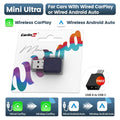 CarlinKit 5.0 Mini Ultra / Pro Wireless CarPlay & Android Auto Adapter | Upgrade Your OE detail view
