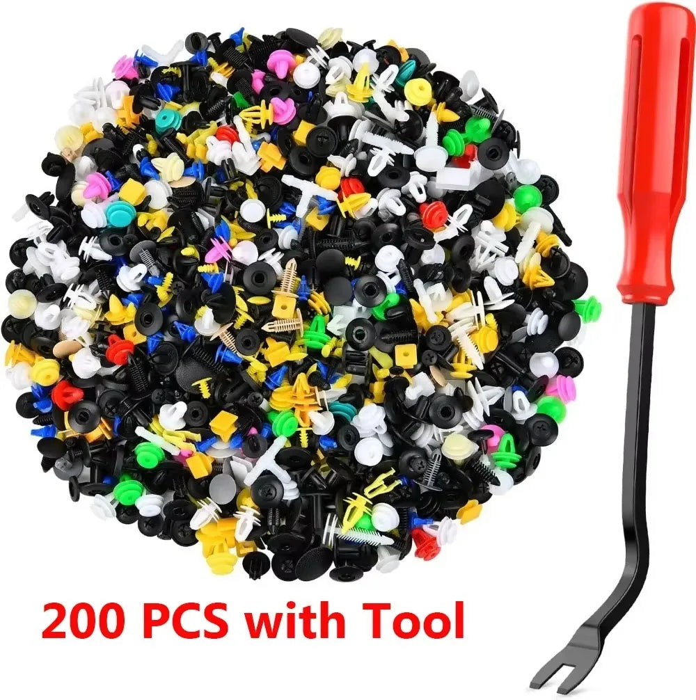 500/200/100Pcs 30 Kinds Universal Mixed Auto Fastener Car Bumper Clips Retainer Car Fast detail view