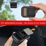 Car Toll Pass Holder Adhesive Sticky ETC Bracket Adhesive Removable Easy Installati additional angle