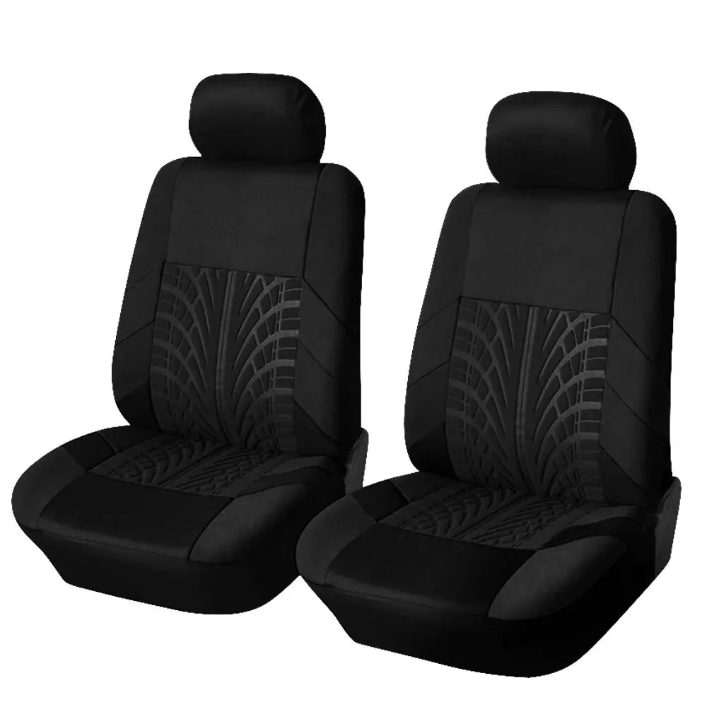 Car Seat Covers Full Set Front Split Rear Bench For Car Universal Cloth SUV Sedan Van Au detail view