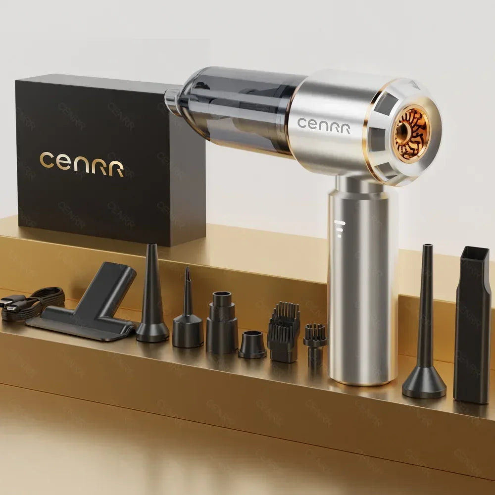 CENRR 360000PA Cordless Car Vacuum Cleaner | Strong Suction Handheld Vacuum alternate view