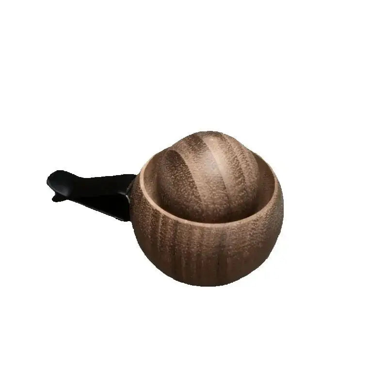 Wood Essential Oil Diffuser Mini Car & Home close-up view