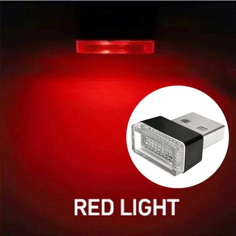 Car LED Light USB Mood Lamp Atmosphere Light Auto Interior Plug and Play Decoration Lamp detail view