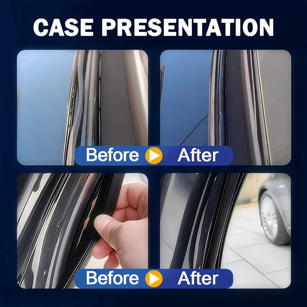 Black Automotive Sealant Silicone Adhesive | Universal Waterproof Repair Sealer additional angle