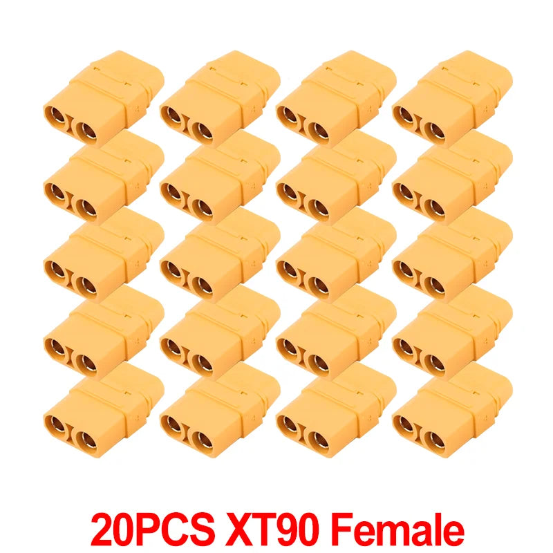 XT90 Male Female Bullet Connectors Copper Wire Plugs for RC Lipo Battery additional angle