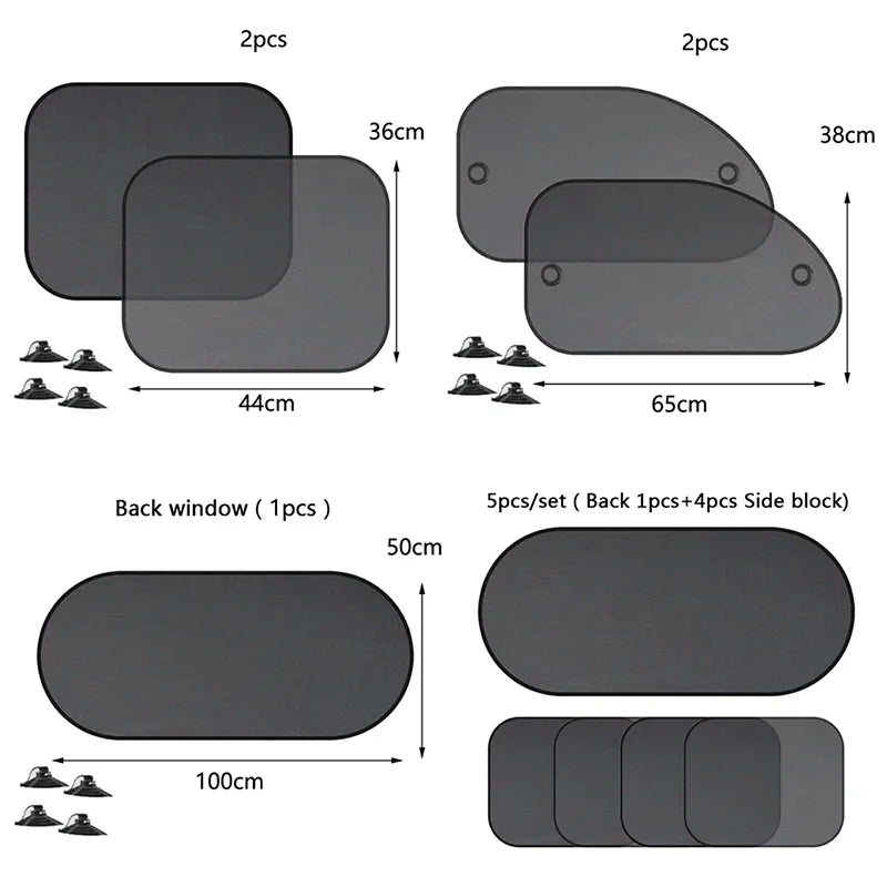 Car Window Sunshade Cover Block for Kids Car Side Window Shade Cling Sunshades Sun Shade Cover Visor Shield Screen