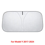 NovaAcc Windshield Sunshade for Tesla Model 3 Highland Model Y 2016-2024 | Sun Shield alternate view