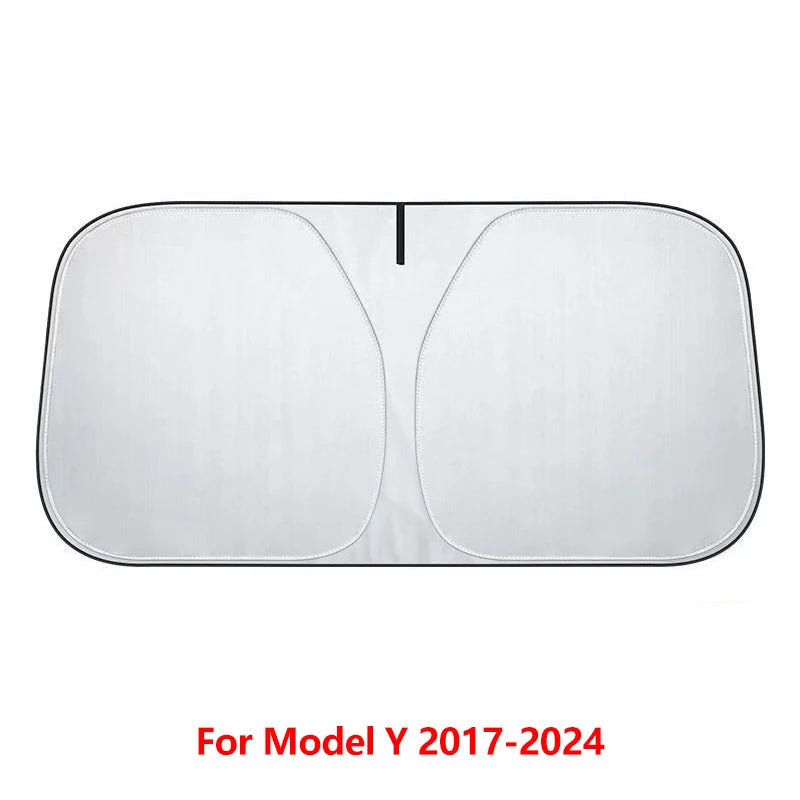 NovaAcc Windshield Sunshade for Tesla Model 3 Highland Model Y 2016-2024 | Sun Shield alternate view