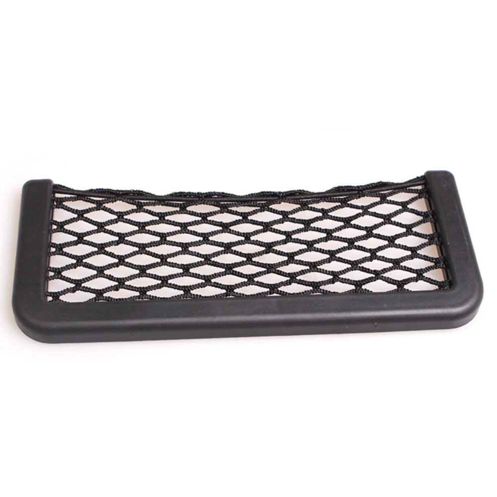 1Pcs Universal Car Organizer Mesh Storage Bag Net Pocket Mobile Phone Holder Auto Acc alternate view