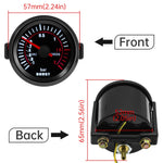 2" 52MM Car Gauge Tachometer Boost Meter PSI Bar Water Temp Oil Temp Gauge Oil Pressure detail view