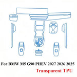 TPU PPF Protection Film For BMW M5 G90 PHEV 2027 2026 2025 LCD GPS Navigation Gear additional angle