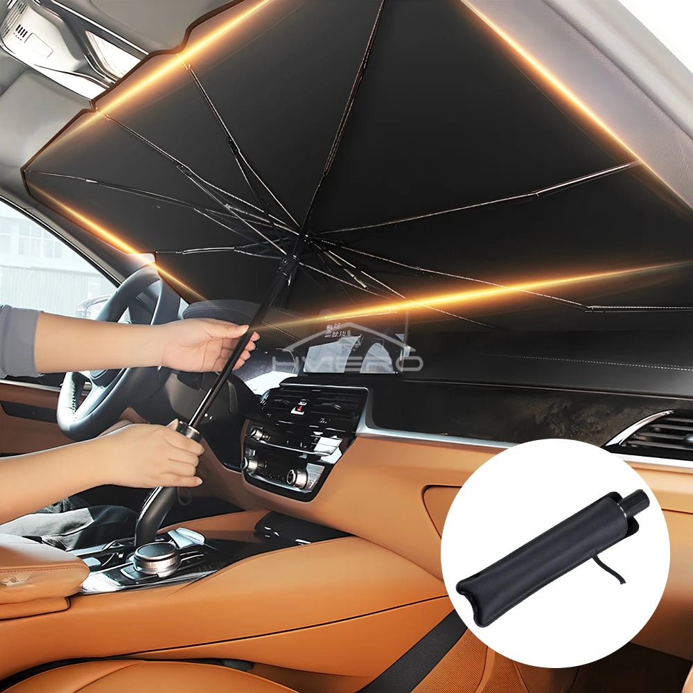 Multi Purpose Convenient Foldable Car Windshield Sunshades Interior Protechor Accessorie detail view