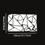 1pc Freestanding Triangles Graphics Car Sticker Decal Decoration SUV Truck Vehicle Ca alternate view