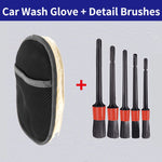 Car Styling Wool Soft Car Washing Gloves Cleaning Brush Motorcycle Washer Care Produc alternate view