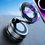 Folding Strong Magnet Magnetic Phone Holder 360° Rotation Desk Car Vacuum Suction Windshield Dashboa