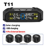 Car Tire Pressure Monitoring System | 4-Sensor TPMS with Solar Display alternate view