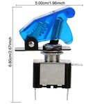 1PCS 12V 20A Toggle Switch LED Switch Car Auto Cover LED Light With Protective Cove additional angle