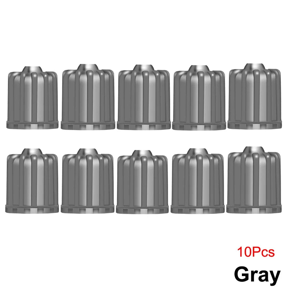 Tire Valve Stem Caps with O Rubber Ring | Universal Tyre Stem Covers for Cars SUVs Bikes detail view